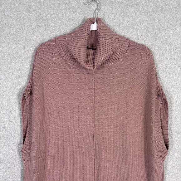 BCBGMAXAZRIA Sweater Small Turtleneck Wool Oversized Quiet Luxury‎ Comfy Cozy - Picture 2 of 10